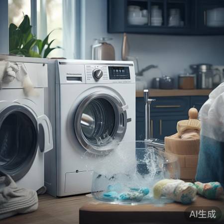 洗衣机自动进水，停水浪费大