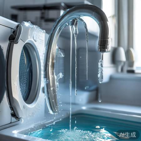 观察水位判断洗衣机是否关闭水龙