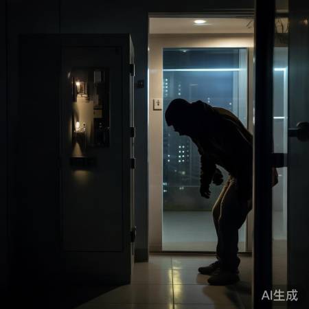 西安小区夜惊窃贼盗保险柜