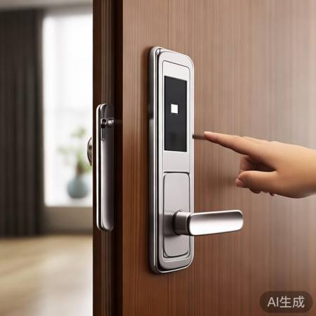 指纹锁小巧方便，解锁快
