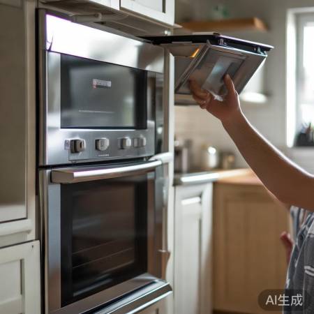关闭电源,开油烟机盖