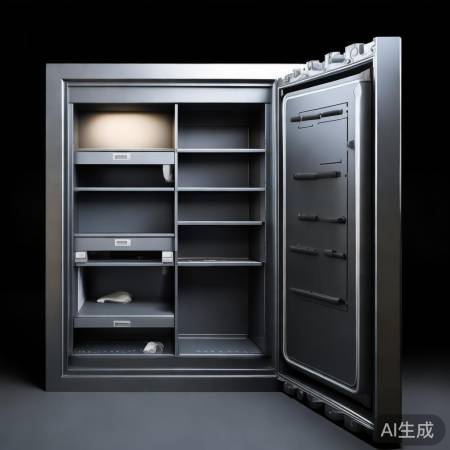 保险柜内结构合理,照明便利